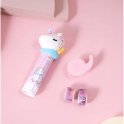 Strong Adhesive Quick Dry Environmental Protection School Office Stationery for Kids Craft Cute 9G Unicorn Doll Solid Glue Stick