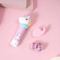 Strong Adhesive Quick Dry Environmental Protection School Office Stationery for Kids Craft Cute 9G Unicorn Doll Solid Glue Stick