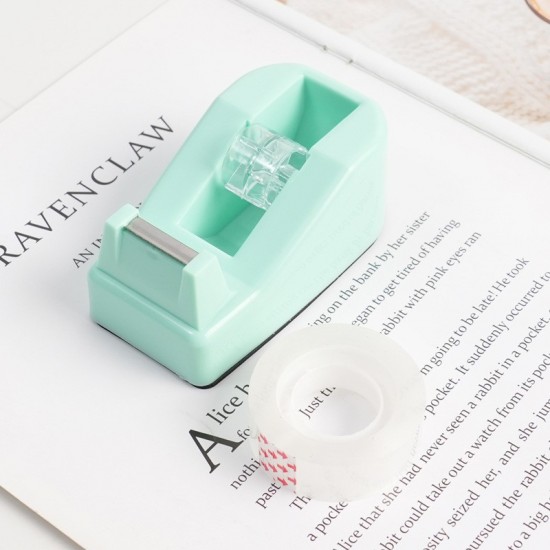 Green Office Set - Stapler, Staples, Tape Dispenser, Plush Notebook - In Stock