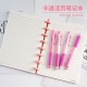 New Hot-Selling Girls' Stationery Gift Box - Large DIY Hole Notebook, Compass & Stapler Combo Set