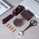 Exclusive Business-Color Office Set - Stapler, Tape Holder, Scissors, Hole Punch & Paper Clips