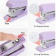 Hot-Selling Purple Student & Office Set - 10-Piece Stapler, Scissors, Staple Remover, Staples