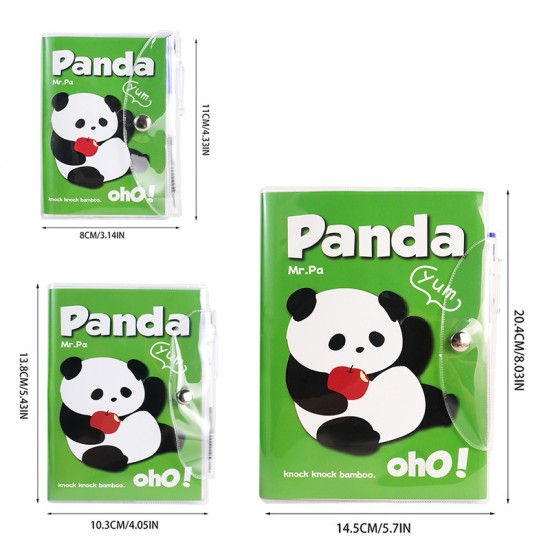 Hot-Selling Unique Giant Panda Student/Office Set - 3-Piece Notebook Kit, Factory In-Stock