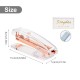 Hot-Selling Minimalist Clear & Rose Gold Stapler Set - Export-Grade 12# Staples, Factory Supply