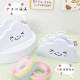 Factory Direct Rainbow Tape Set - Student Scrapbooking Desktop Tape Holder, Cute Packaging Tape Dispenser with Cloud Cutter