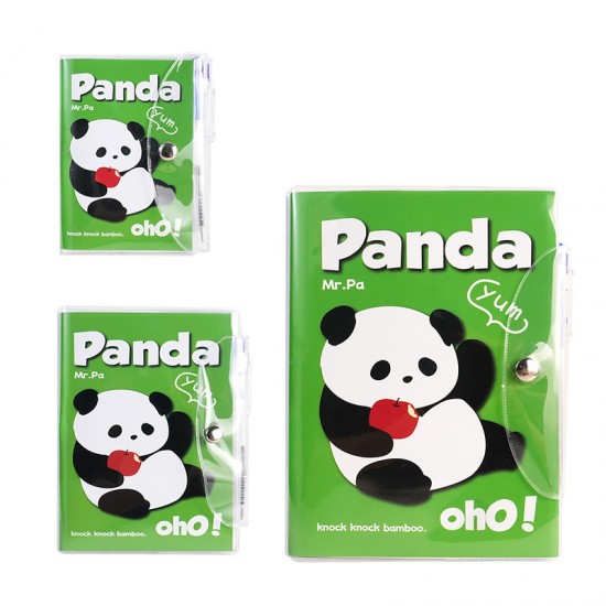 Hot-Selling Unique Giant Panda Student/Office Set - 3-Piece Notebook Kit, Factory In-Stock