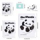 New Giant Panda Student & Office Set - 4-Piece (Stapler, Staples, Notebook, Calculator) - In Stock
