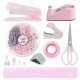 Pink Girly Office Stationery Set - Exclusive Stapler, Staple Remover & Tape Holder, Factory Wholesale
