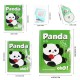 Hot-Selling Giant Panda Student & Office Set - Notebook, Correction Tape, Mini Stapler - In Stock