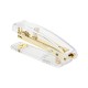 Hot-Selling Minimalist Clear & Rose Gold Stapler Set - Export-Grade 12# Staples, Factory Supply