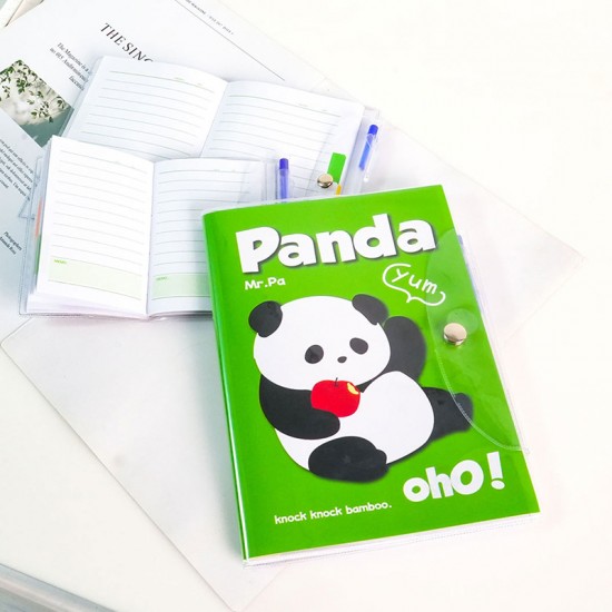 Hot-Selling Unique Giant Panda Student/Office Set - 3-Piece Notebook Kit, Factory In-Stock