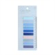 Writable Label Classification Stickers - 200PCS Morandi Color Transparent Index Stickers for Students (Bookmarks/Notes)